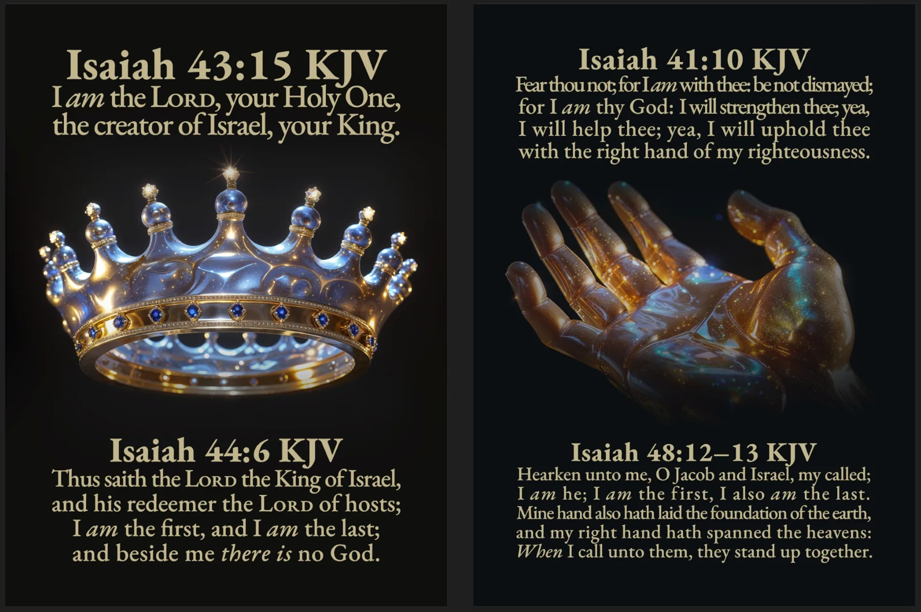 The First and Last, LORD King of Israel