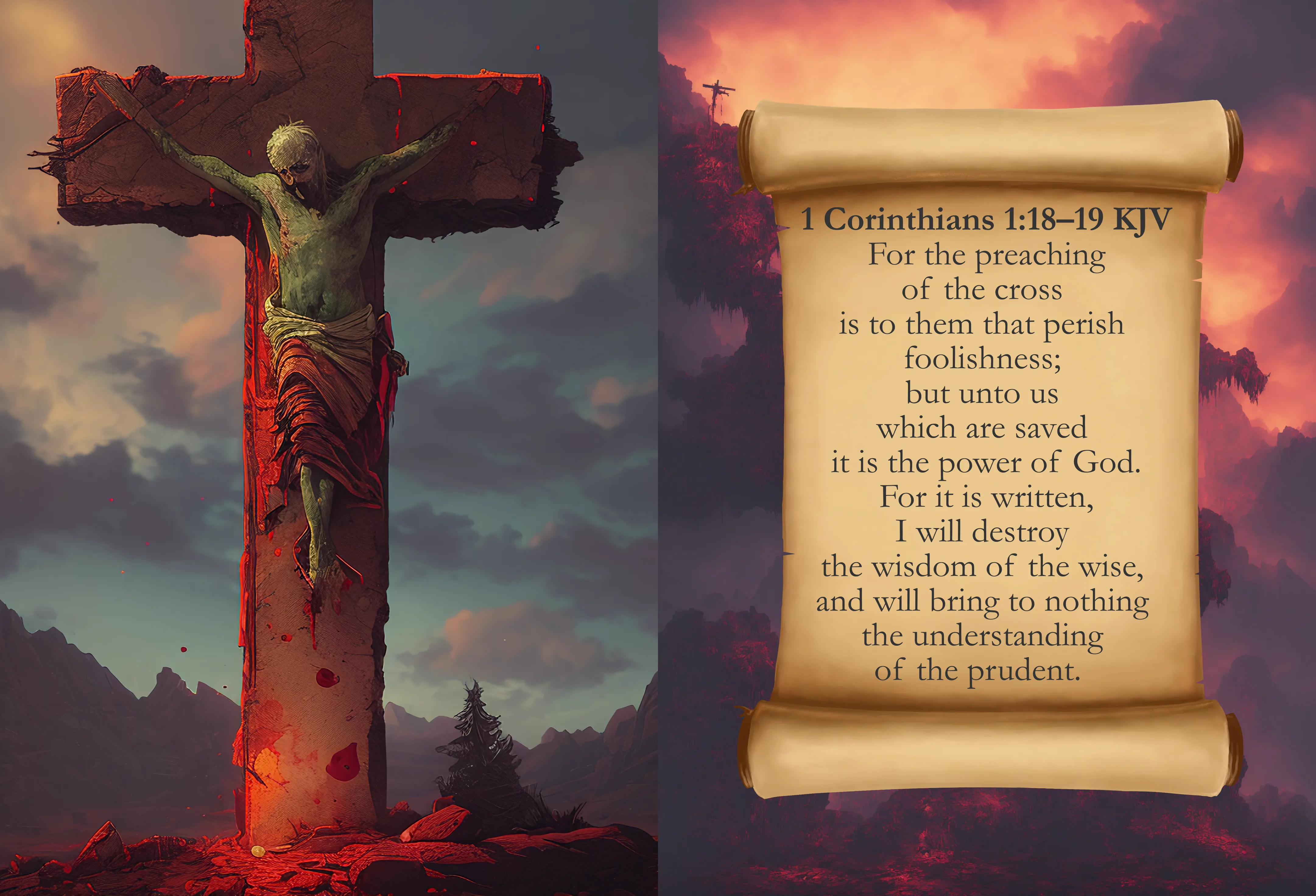 Horrific Cross of Jesus Christ