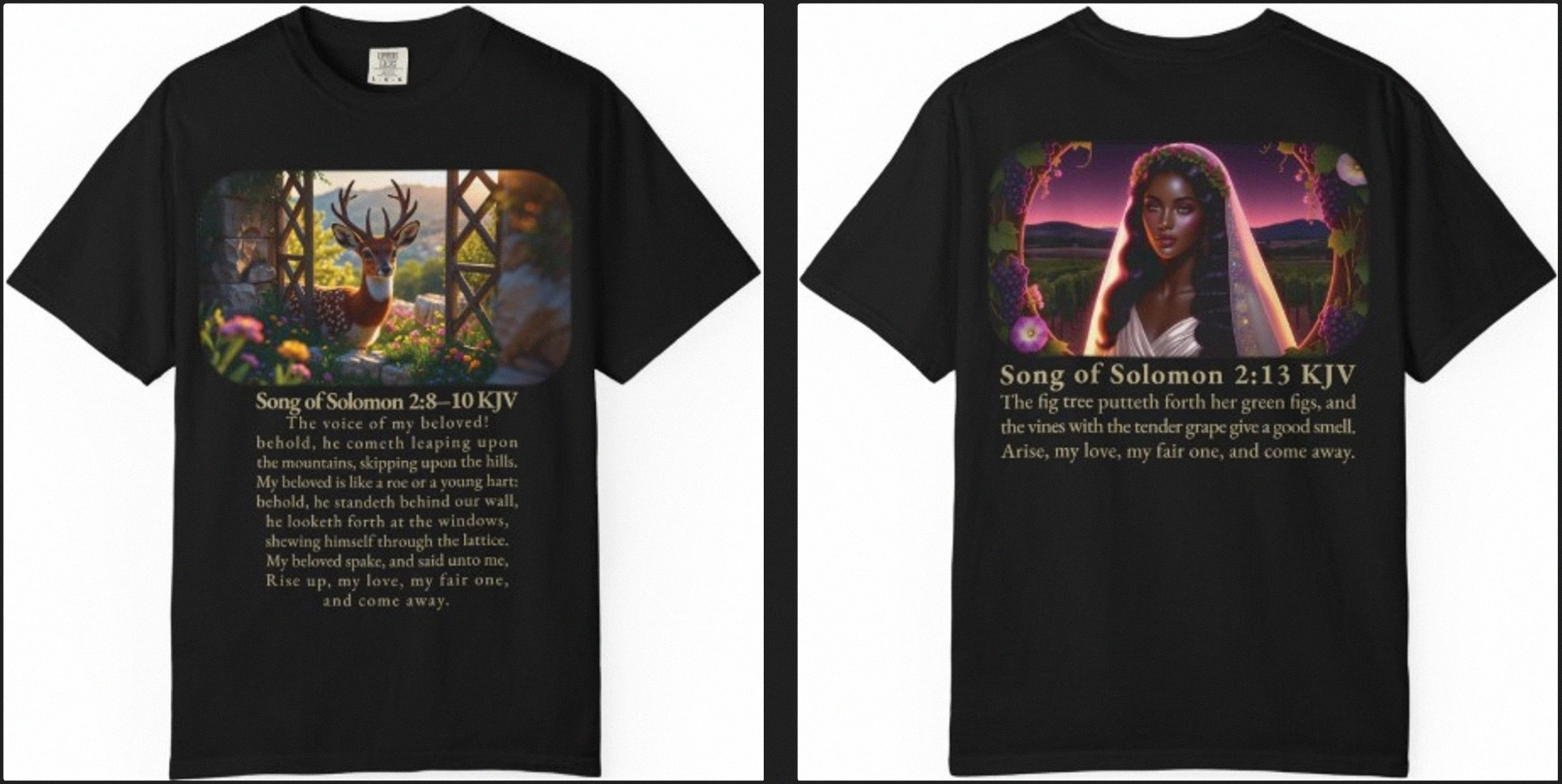 The Roebuck and the Fair One KJV T-Shirt
