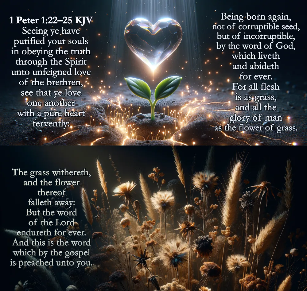 Pure Heart and Seed Tri-Fold Card