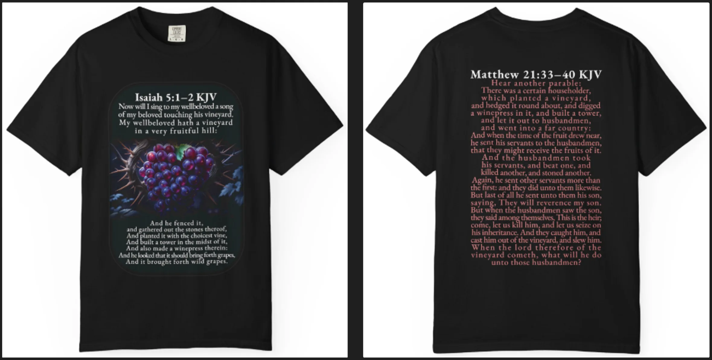 Wild Grapes KJV T-Shirt